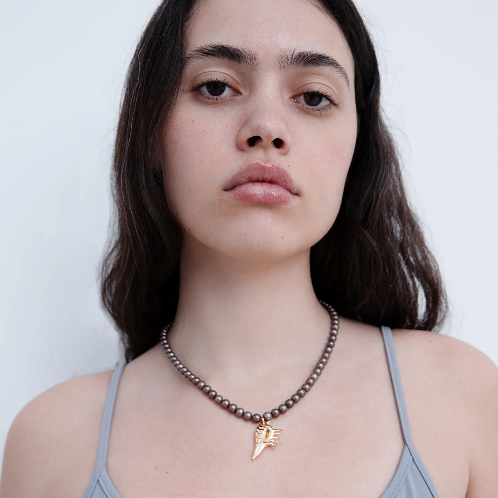 Rell Pearl Necklace Gold