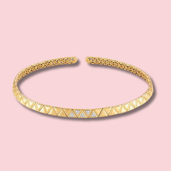 Triangolini Pavé Collar
