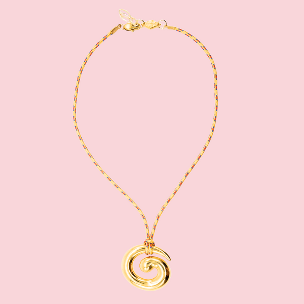Swirl Necklace - Gold