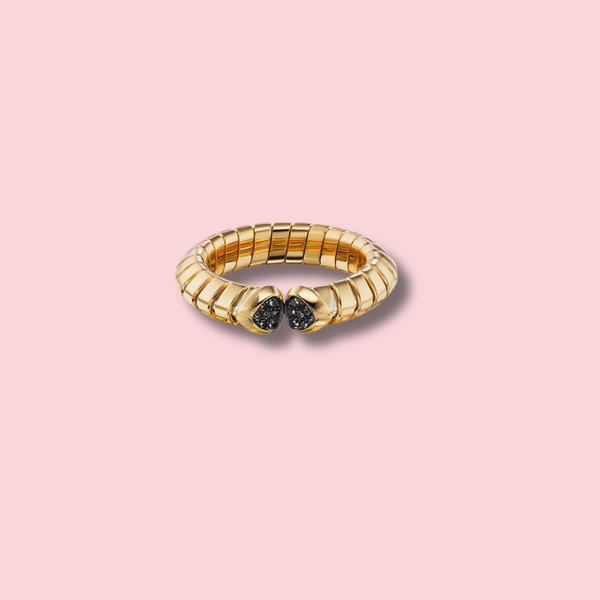 Trisolina Colored Pavé Ring