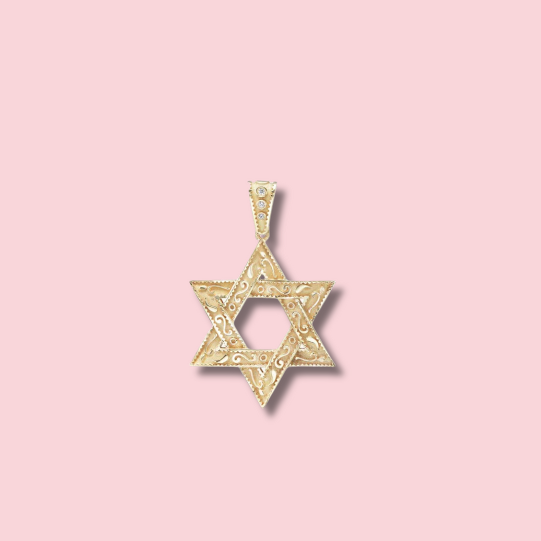 Southwestern Star of David Charm