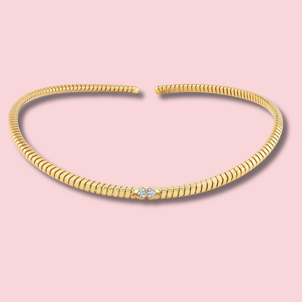 Trisolina Pavé Diamond Collar