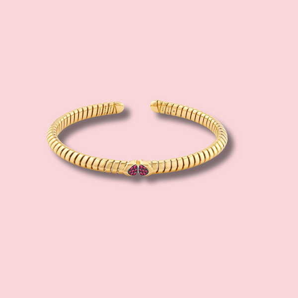 Trisolina Ruby Pavé Bangle