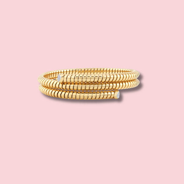 Trisolina Triple Pavé Diamond Bangle