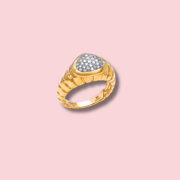 Timo Pavé Diamond Ring