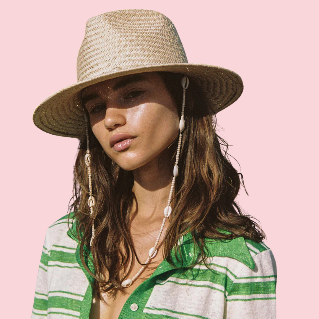 SEASHELLS FEDORA HAT
