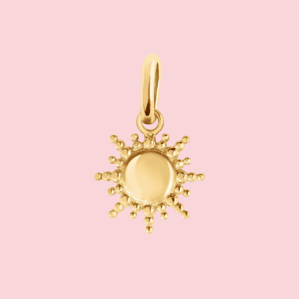 Sun Pendant - Yellow Gold