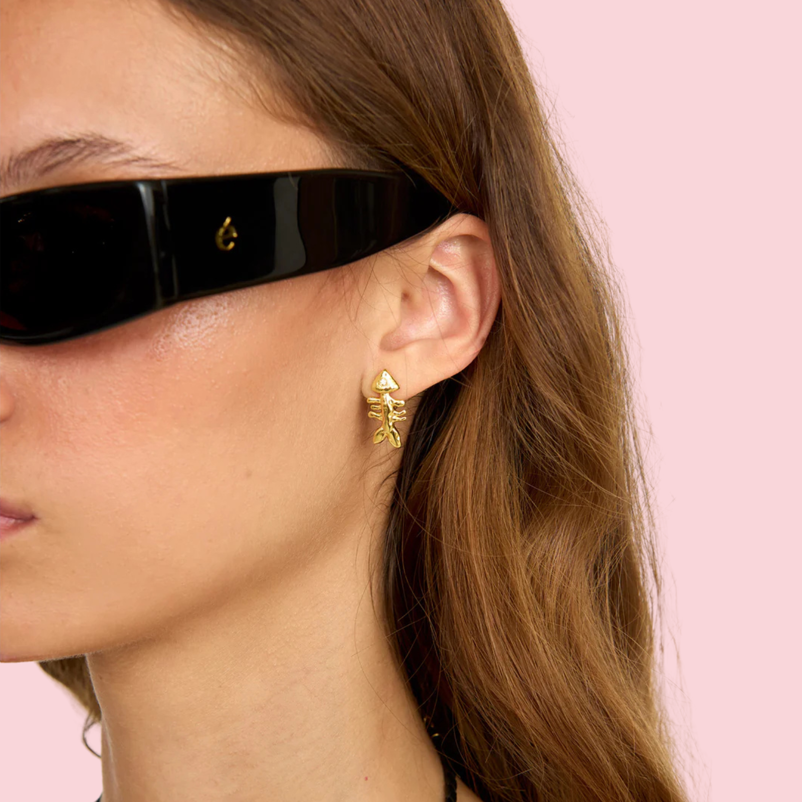 Sardine and Fishbone Earrings