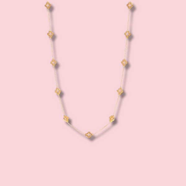 Florentine Demi Delicate Station Necklace