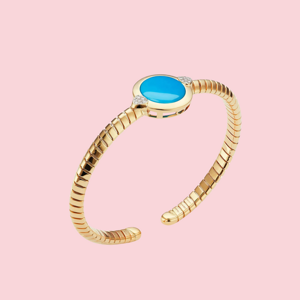 Soleil Exotic Stone Single Bangle