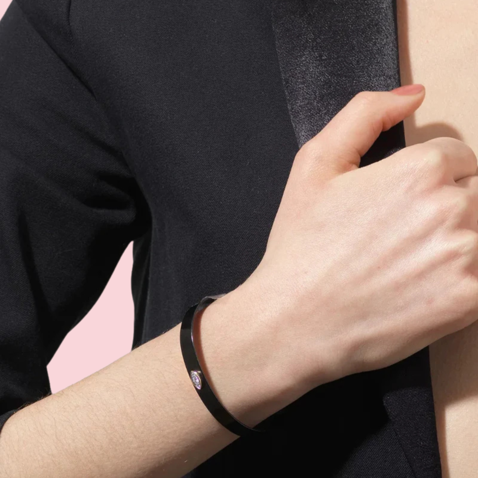Luna Pavé Diamond Bangle