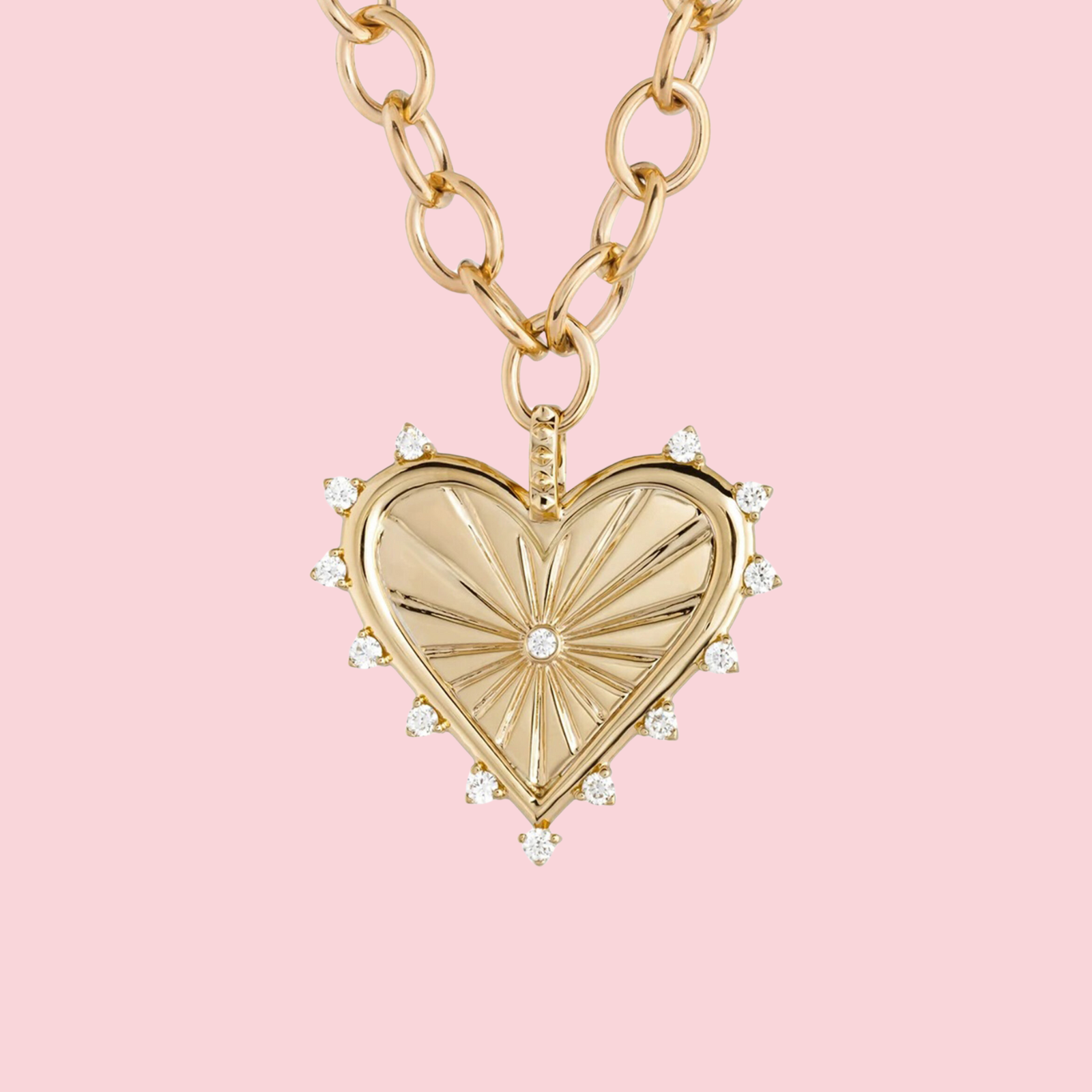 Spiked Heart Charm
