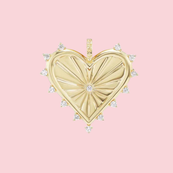 Spiked Heart Charm