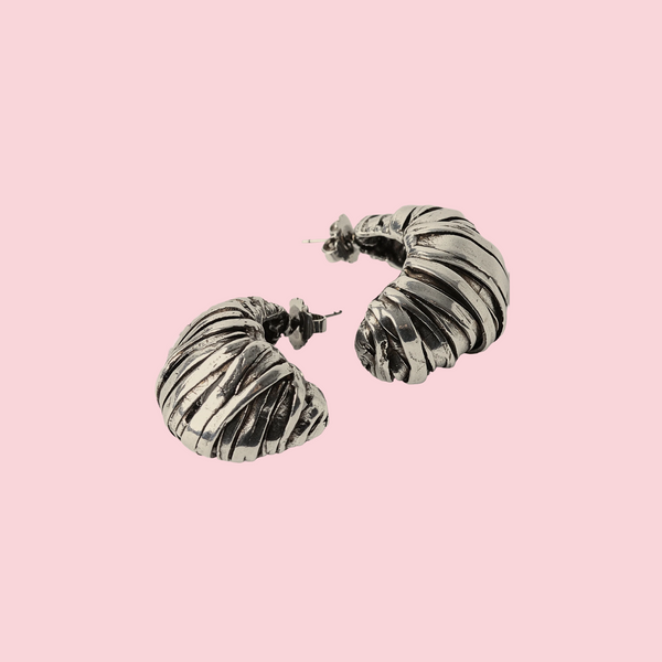 BLASS EARRINGS SILVER