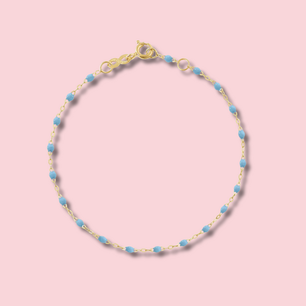 Childrens Classic Gigi bracelet, Yellow Gold, 5.9"