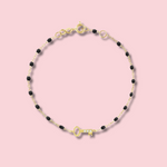Load image into Gallery viewer, Key Diamond Bracelet, Yellow Gold, 6.7&quot;
