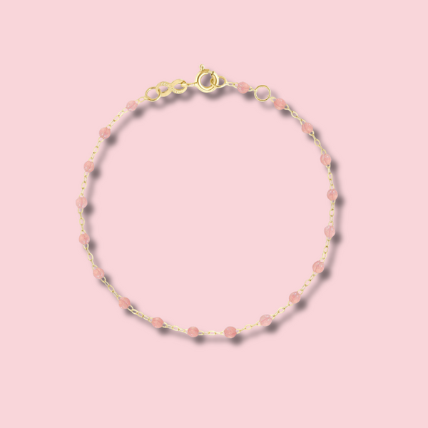Classic Gigi Blush bracelet, Yellow Gold