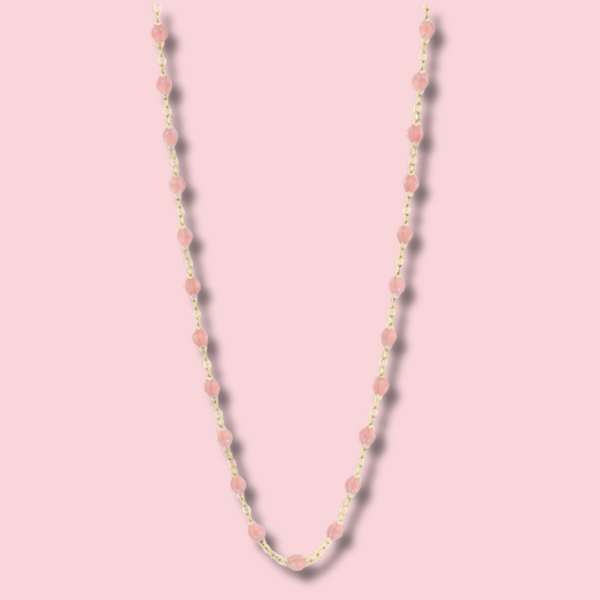 Classic Gigi Necklace in Blush Yellow Gold