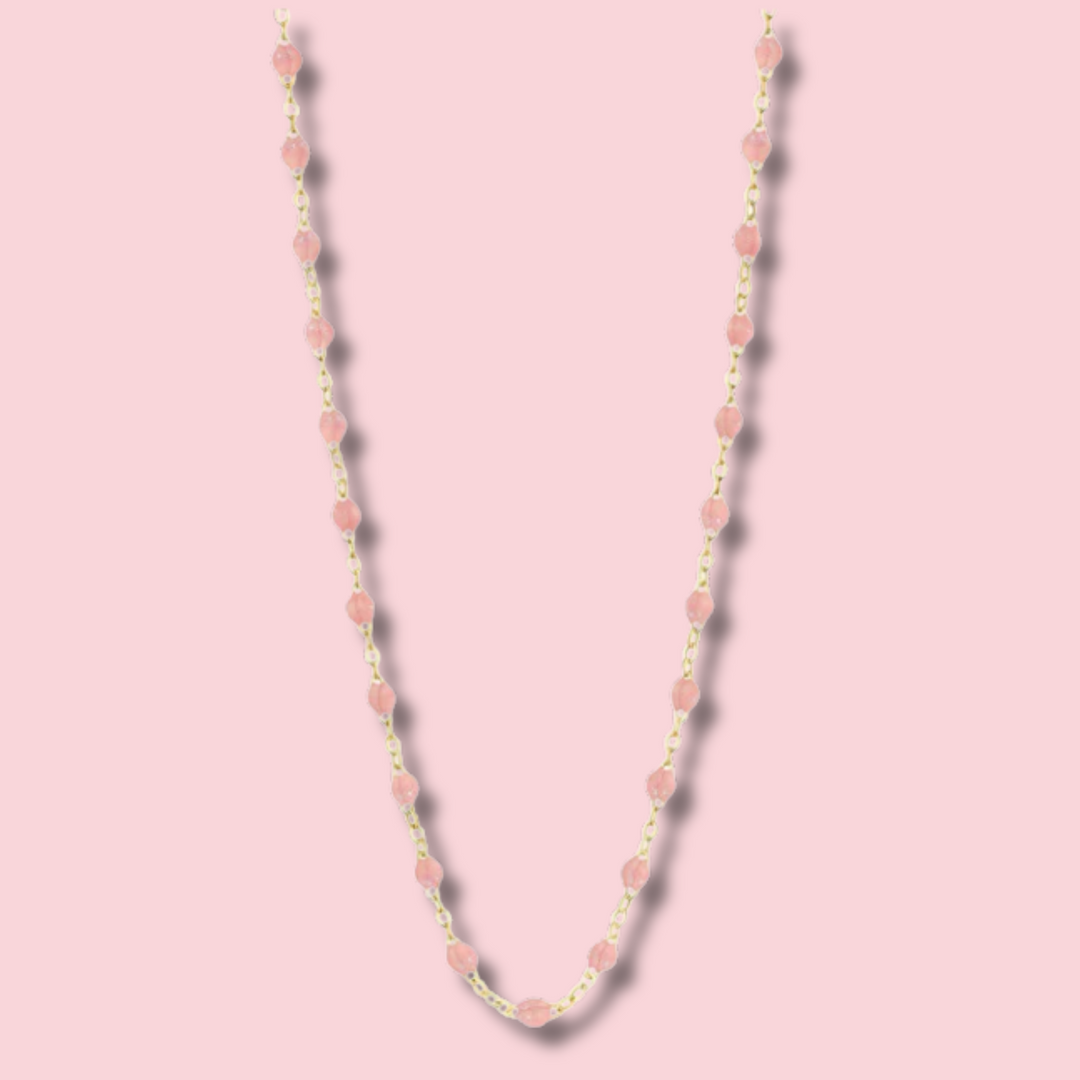 Classic Gigi Necklace in Blush Yellow Gold