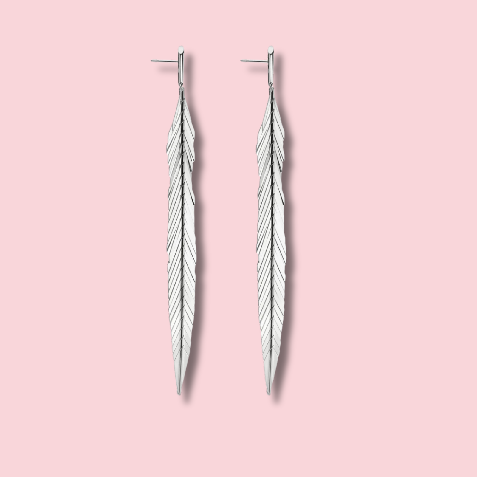 Feather Earrings, Large