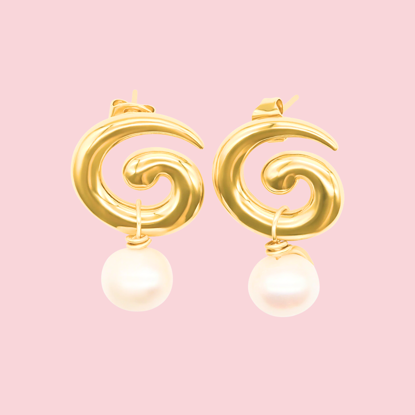 Baby Brando Earrings- Gold