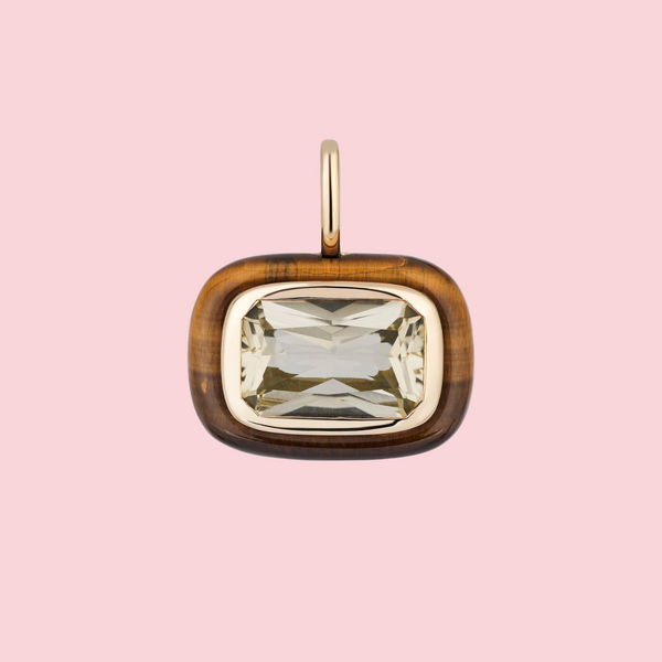 Floret Stone Pendant East/West