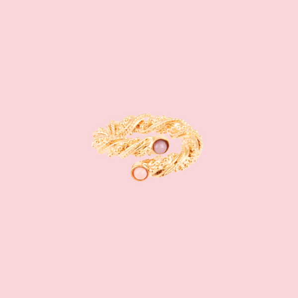 Bonnie Liane cabochons ring gold