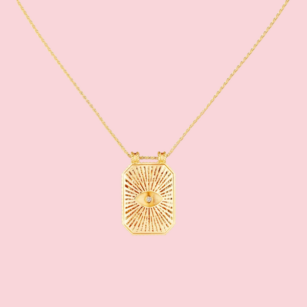 GOLD EYE PROTECT YELLOW MEDIUM SCAPULAR