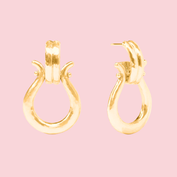 Saratoga Doorknocker Earring