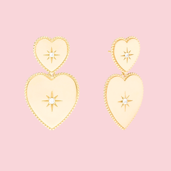 Heart Statement Earring