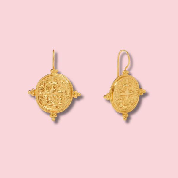 Quatro Coin Earring