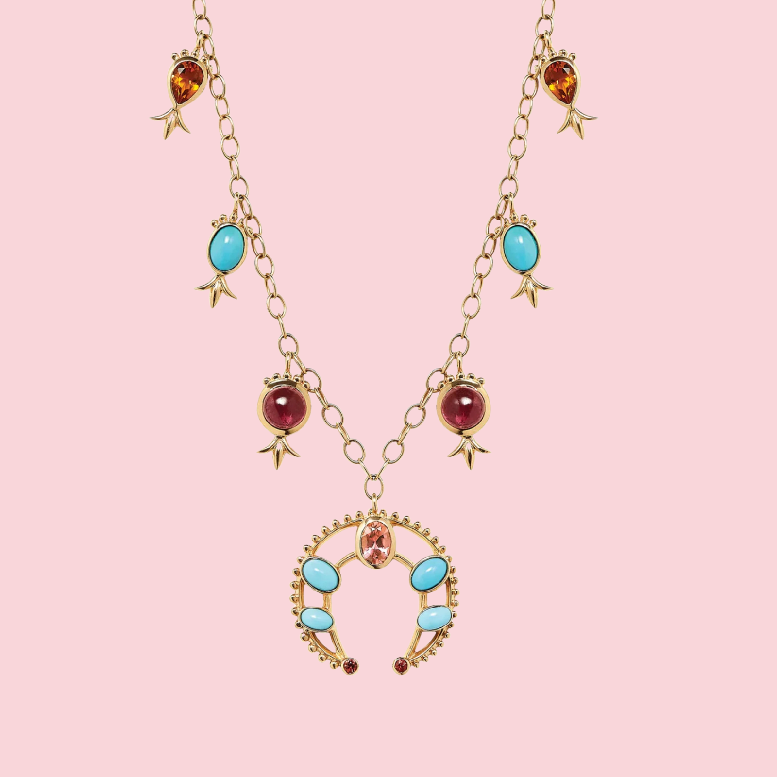 SQUASH BLOSSOM NECKLACE