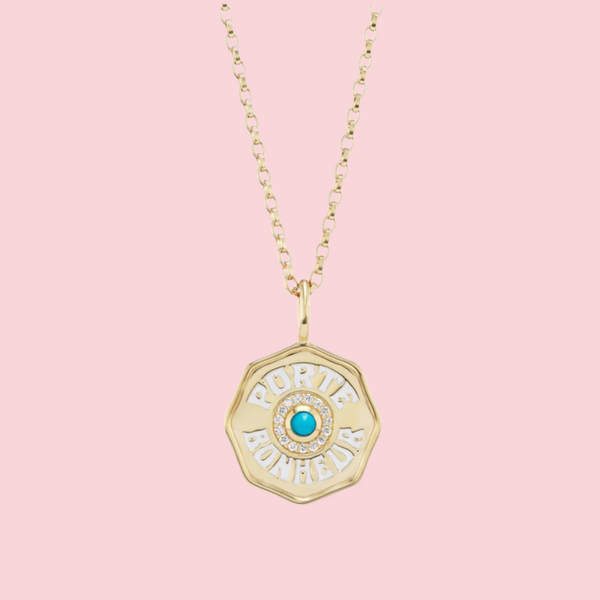 MINI PORTE BONHEUR TURQUOISE CHARM
