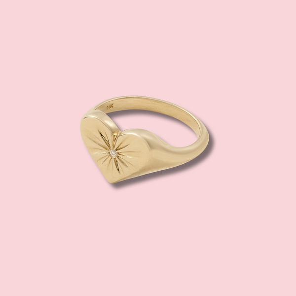 Heart Pinky Ring