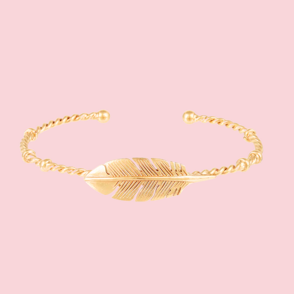 Penna bangle bracelet gold
