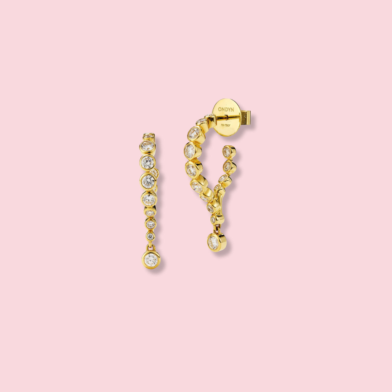 Isola Single Drop Point Earrings