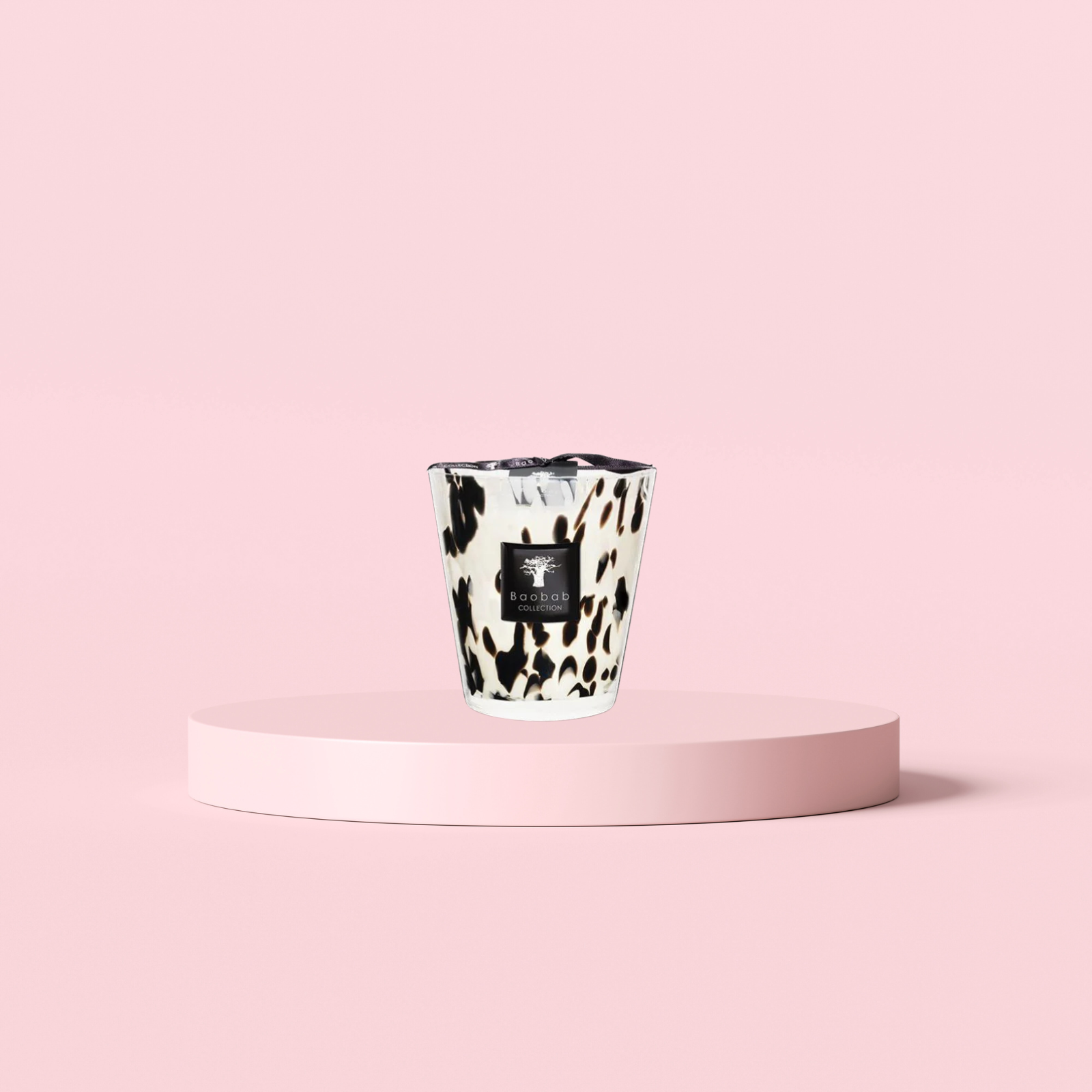 Scented Candle Pearls Black