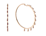 Load image into Gallery viewer, Shay Fine Jewelry &quot;Gemstone Baguette Dangle Hoops&quot; - Millo Jewelry