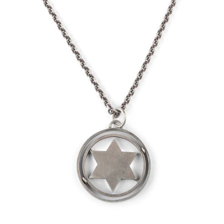 Spinning Star Of David Necklace - Millo Jewelry