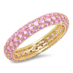 Load image into Gallery viewer, Pink Sapphire Domed Ring - Millo Jewelry
