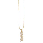 Load image into Gallery viewer, Gold &amp; Diamond Mom Necklace - Millo Jewelry
