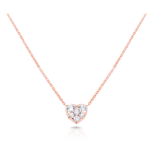 Heart Choker Chain - Millo Jewelry