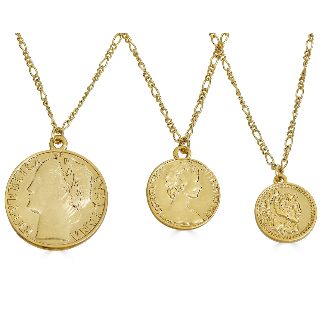 Cyndi Coin Necklace - Medium - Millo Jewelry