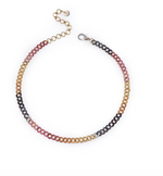 Load image into Gallery viewer, Shay Fine Jewelry &quot;Rainbow Mini Pave Link Choker&quot; - Millo Jewelry
