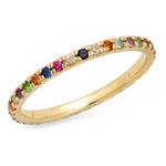 Load image into Gallery viewer, Eriness &quot;Multi-Colored Eternity Band&quot; - Millo Jewelry