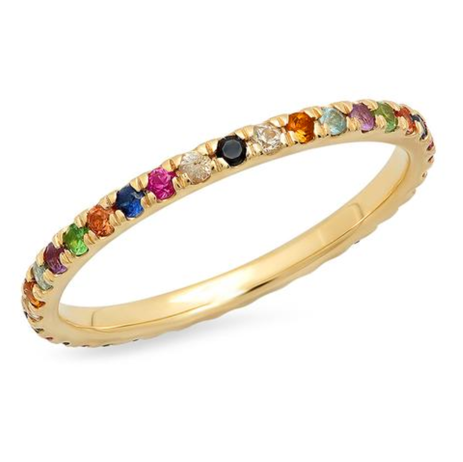 Eriness "Multi-Colored Eternity Band" - Millo Jewelry