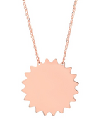 Load image into Gallery viewer, 14K Sun Necklace - Millo Jewelry