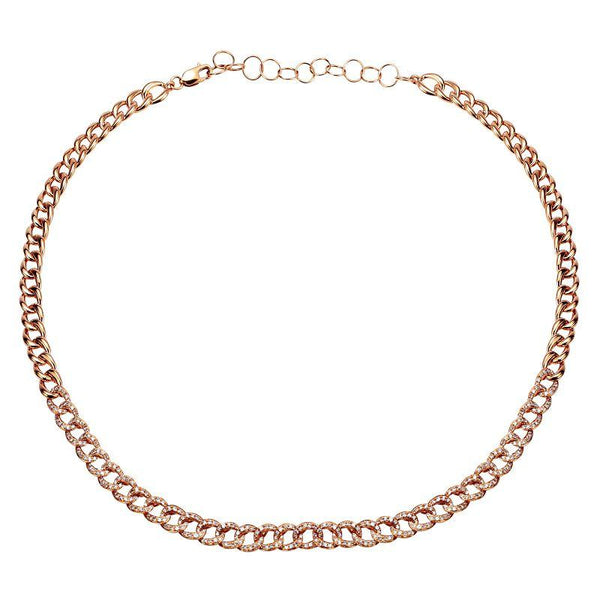 Diamond Cuban Link Necklace - Millo Jewelry