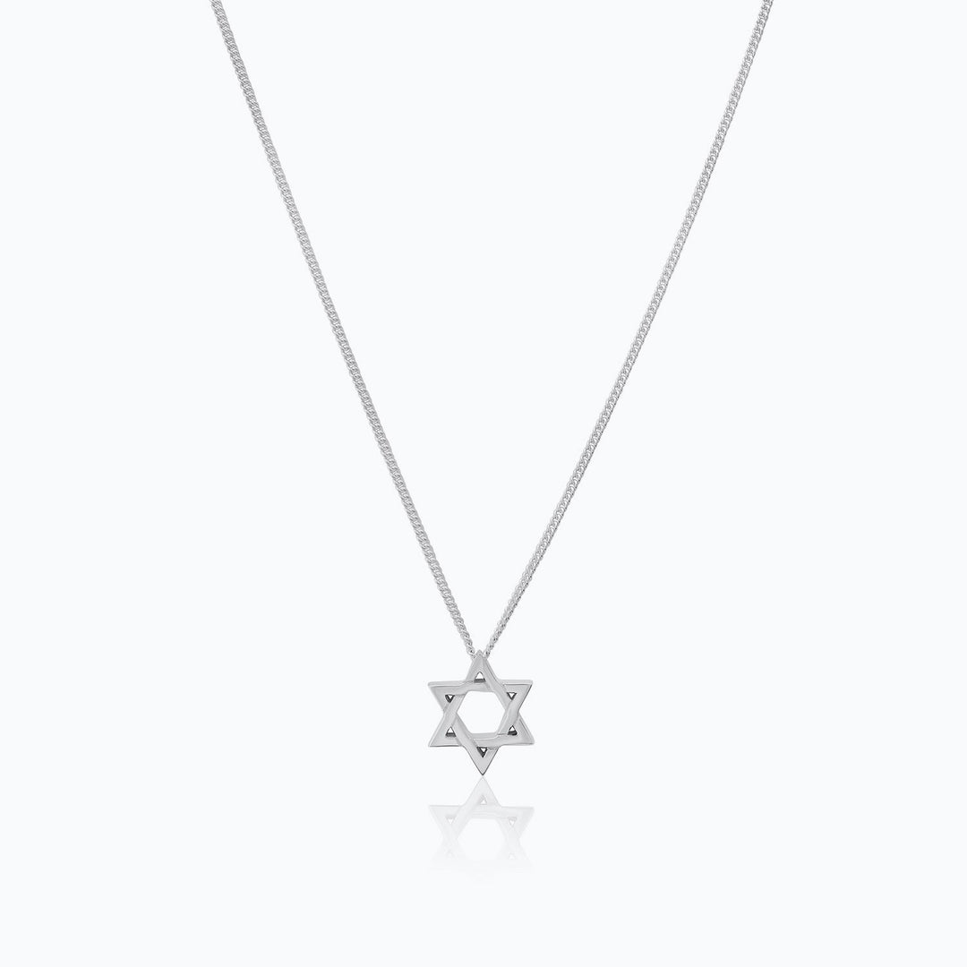 STAR OF DAVID PENDANT 42CM - Millo Jewelry