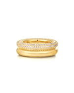 Load image into Gallery viewer, DOUBLE AMALFI RING- GOLD - Millo Jewelry
